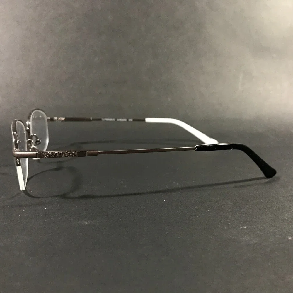 Cutter & Buck Eyeglasses Frames INVERNESS GUN Gray Rectangular 53-19-145